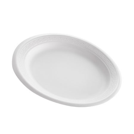 10″ X 1-Compartment Plate White - S & J Kitchen Restaurant Supplies