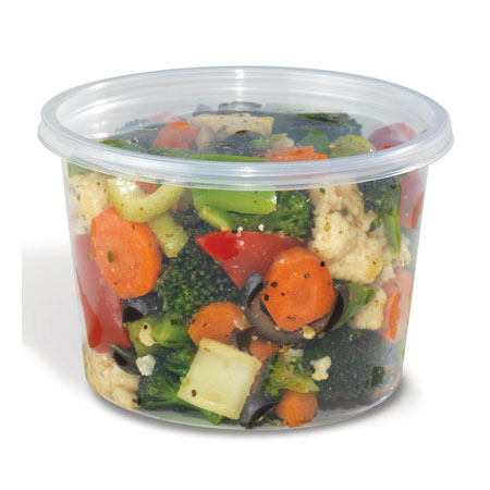 16 Oz Clear Food Container - Kiresup